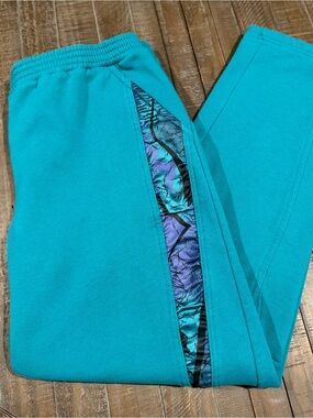 Vintage Lady Foot Locker Teal Sweatpants – Size Large
